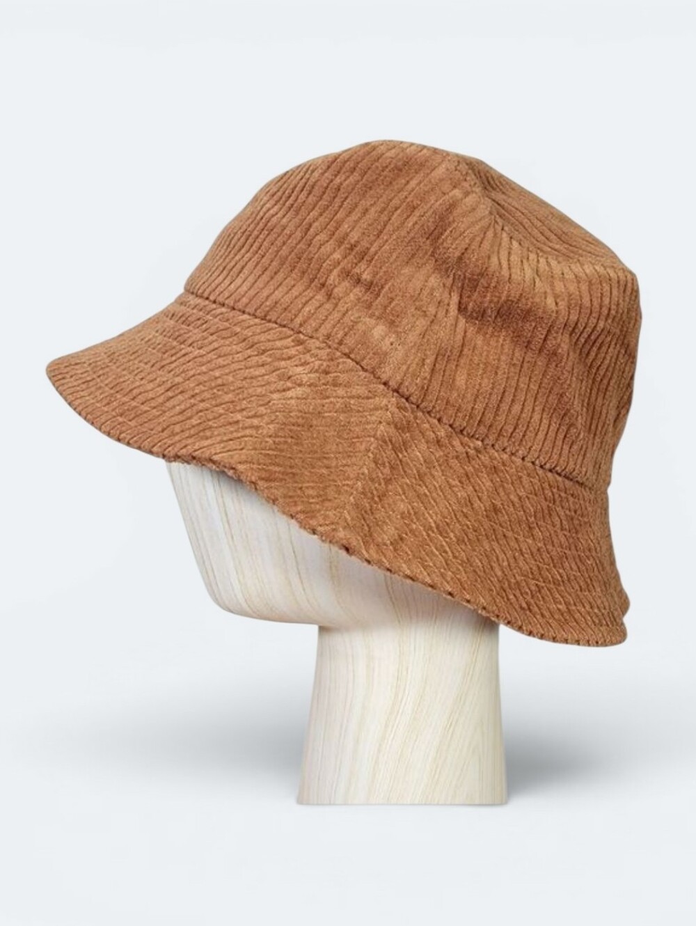 Jessica Simpson Brown Corduroy Bucket Hat One Size Y2K Boho Casual